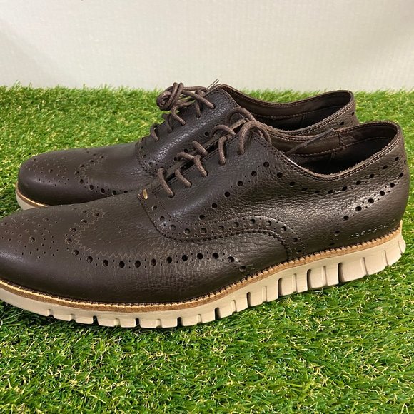 Cole Haan Men\'s Zerogrand Wing Oxford Java Cobblestone Mens Shoes 11.5 NEW main image 6
